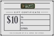RB gift certificate on outpostle