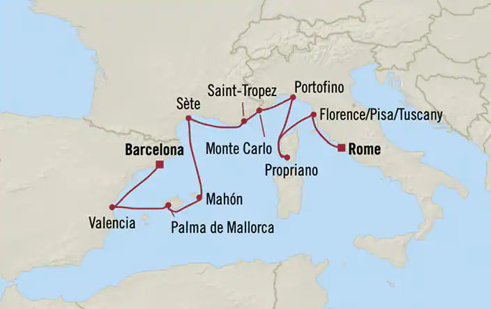 Cruise Map