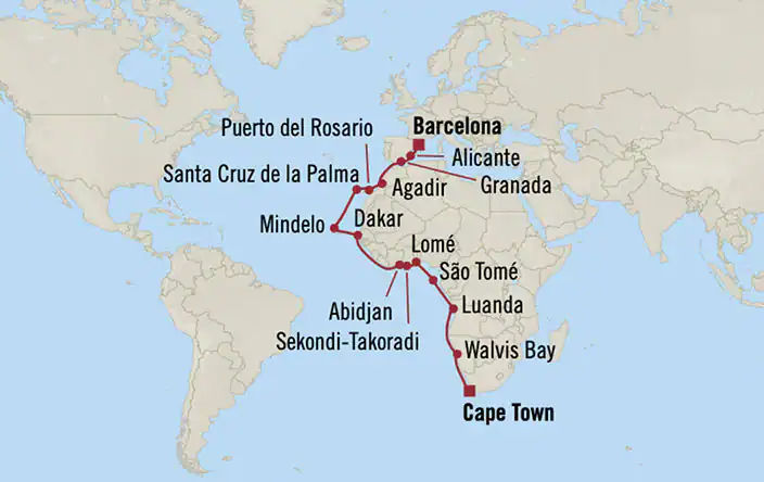 Cruise Map