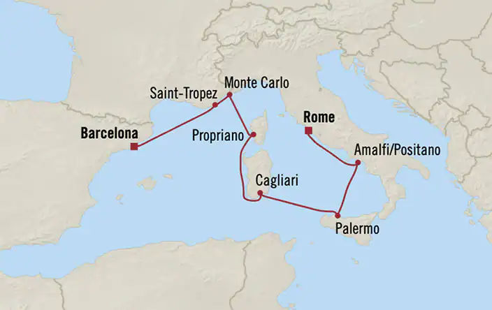 Cruise Map