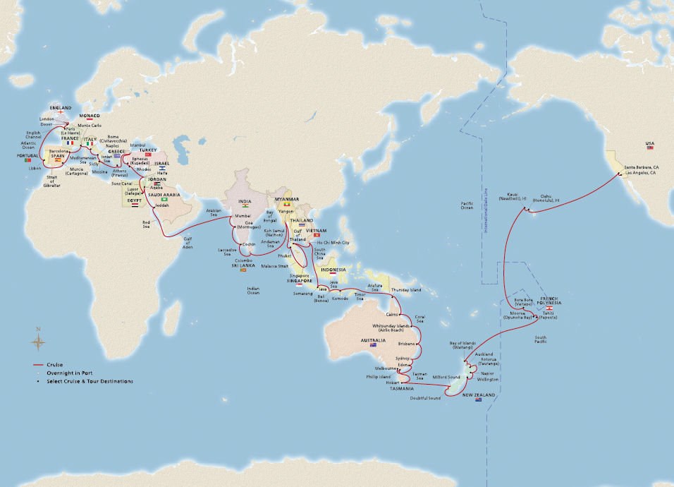 Cruise Map