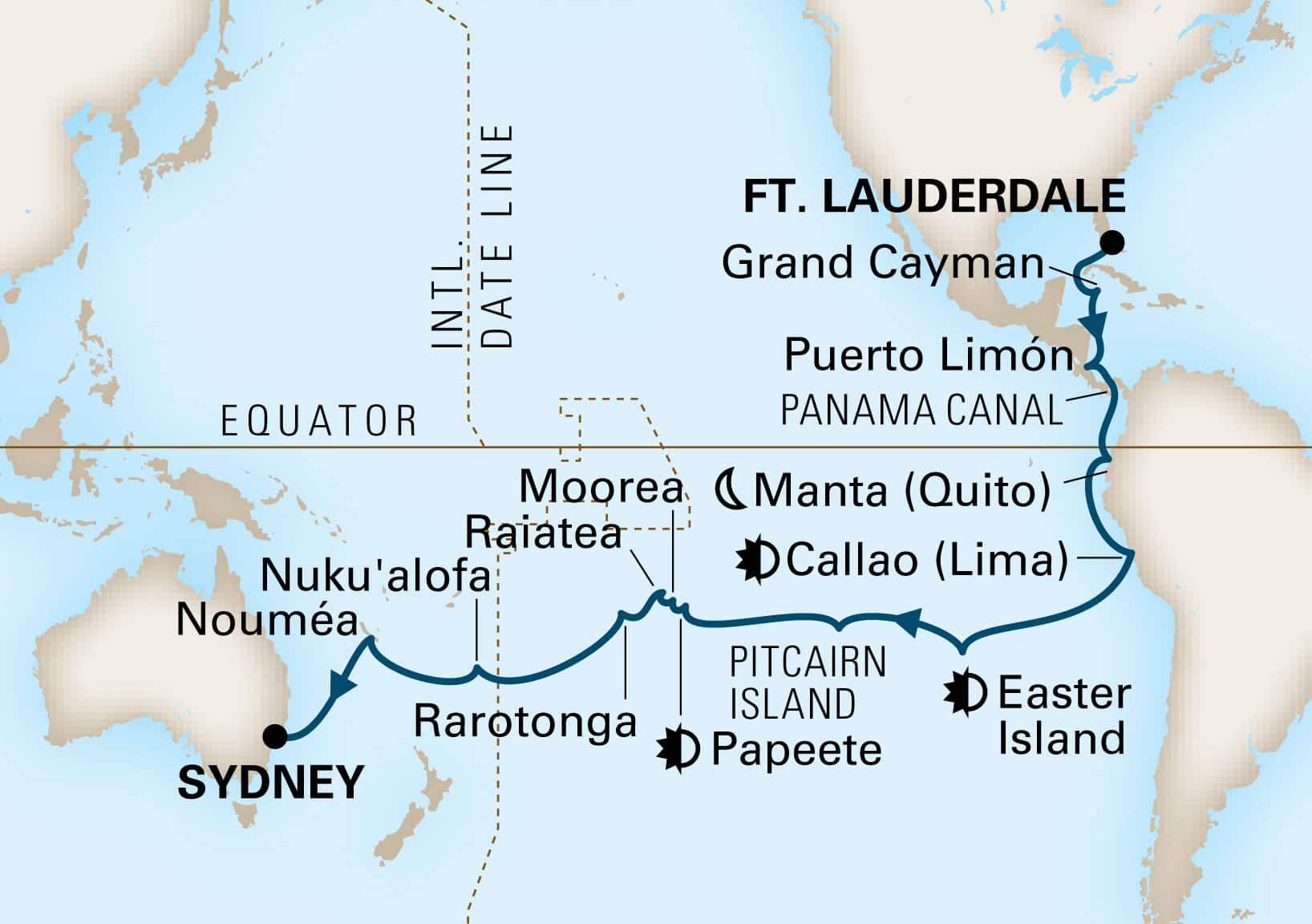 Cruise Map