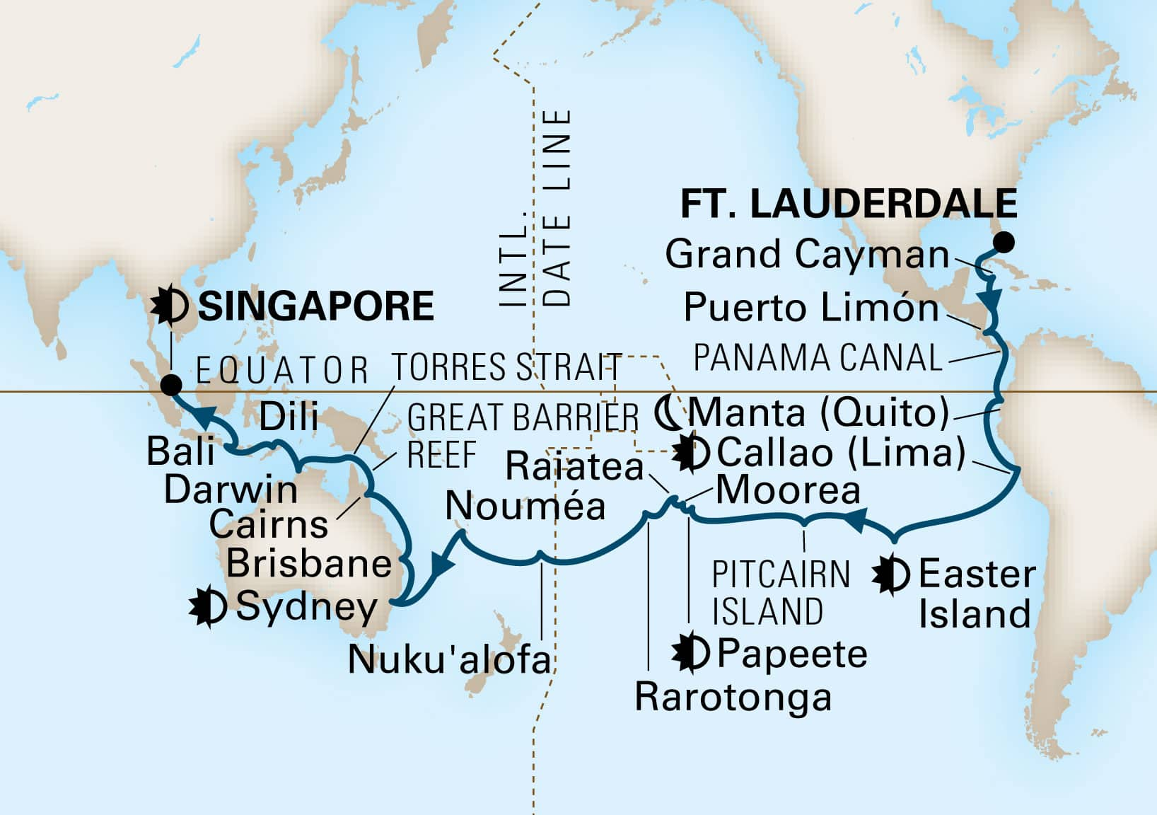 Cruise Map