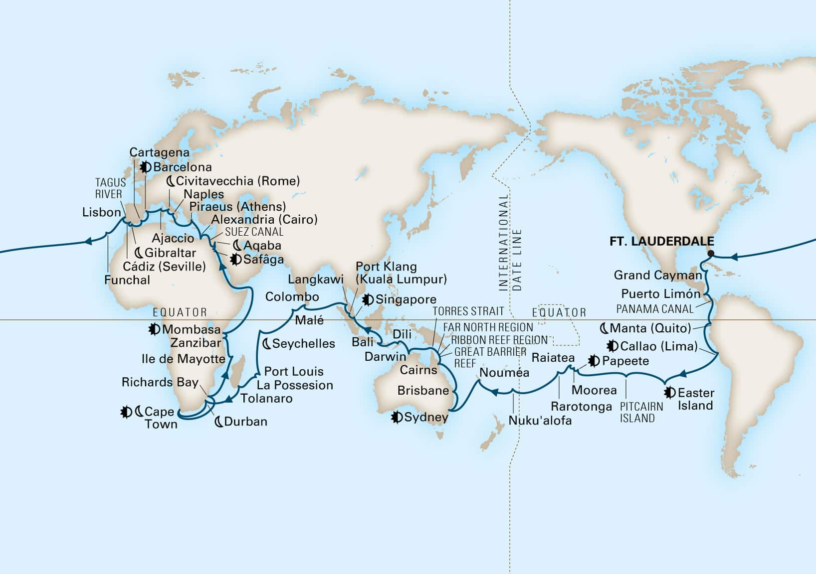 Cruise Map