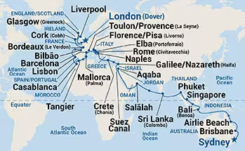 Cruise Map