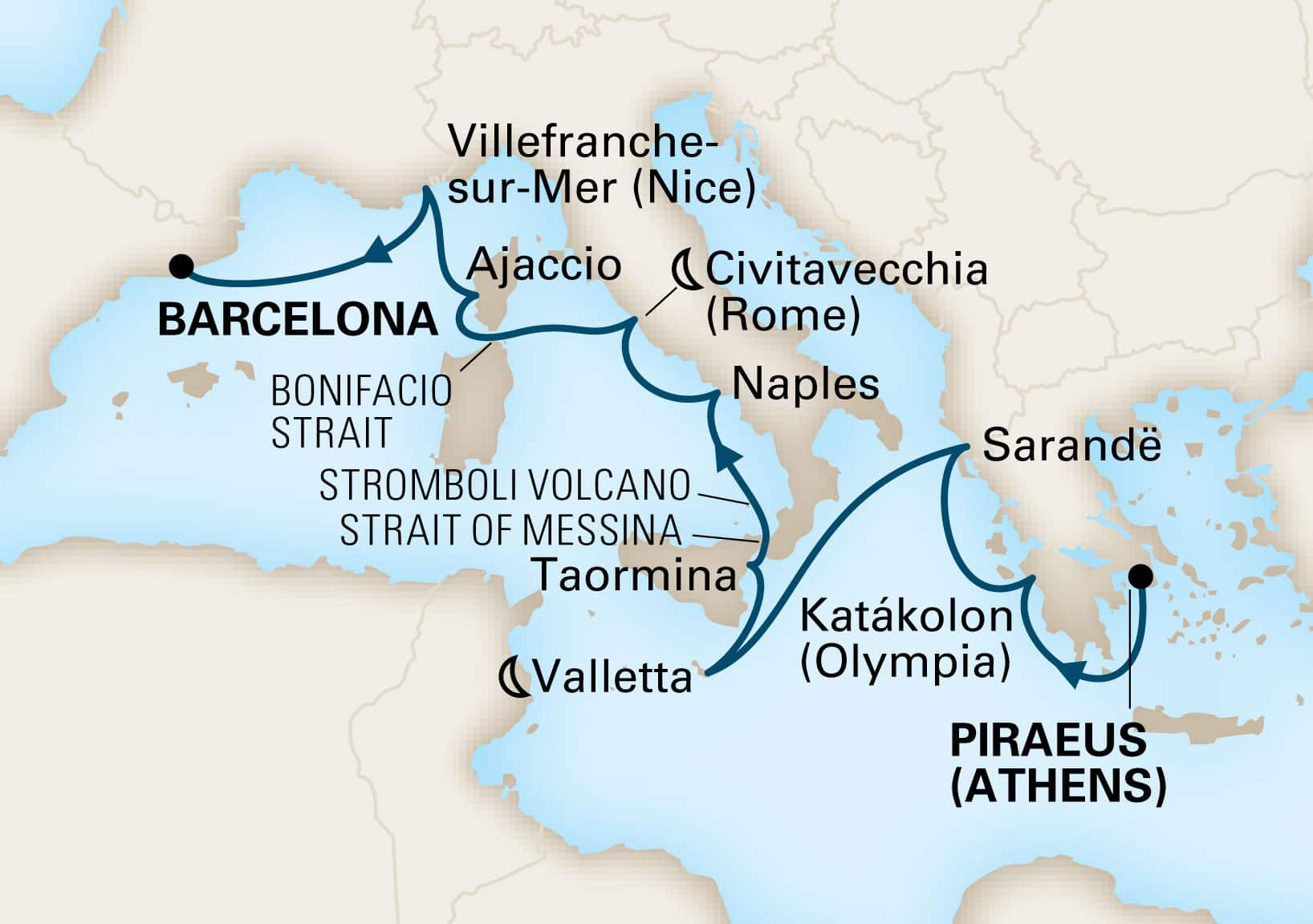 Cruise Map