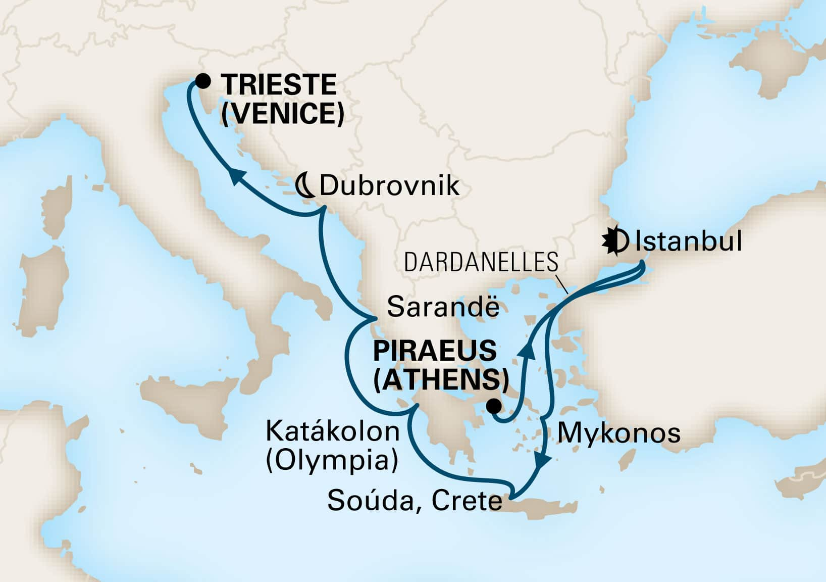 Cruise Map