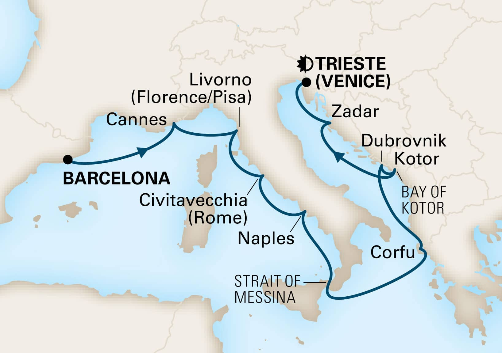 Cruise Map