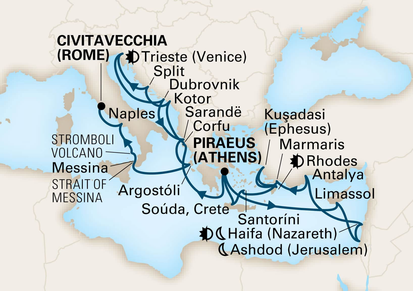 Cruise Map