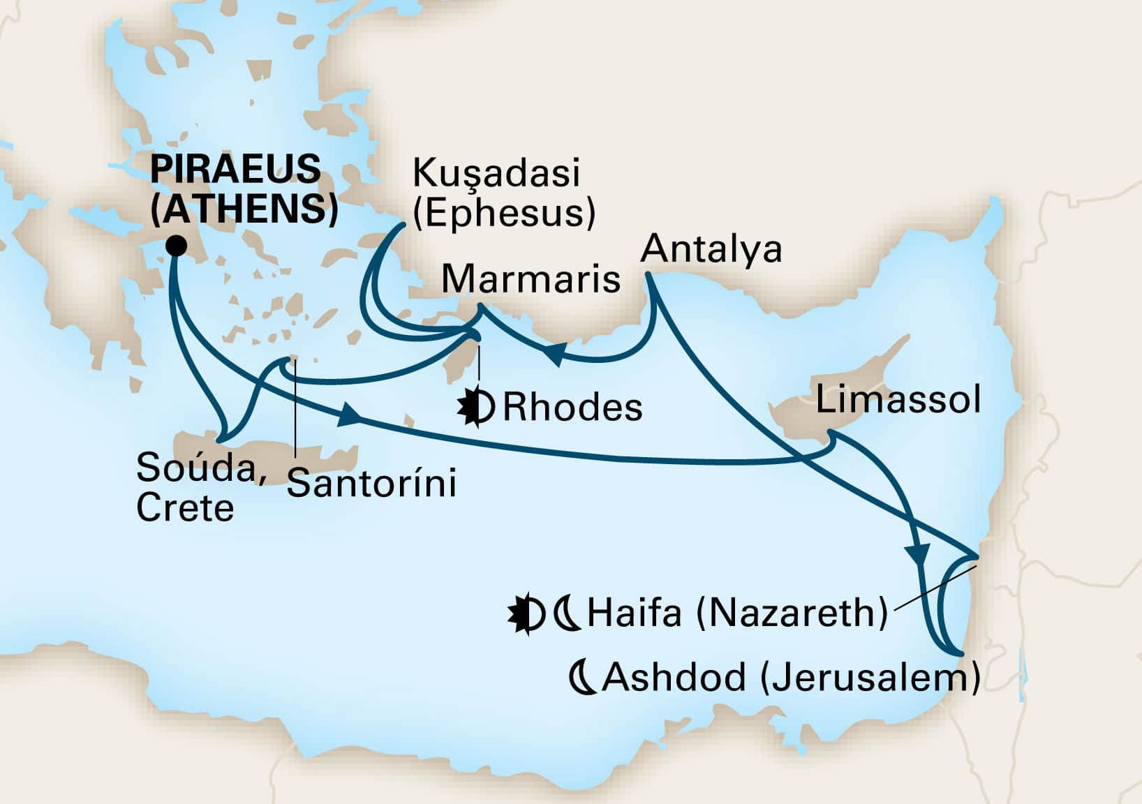 Cruise Map