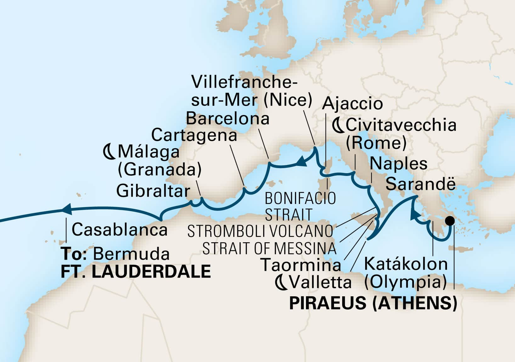 Cruise Map