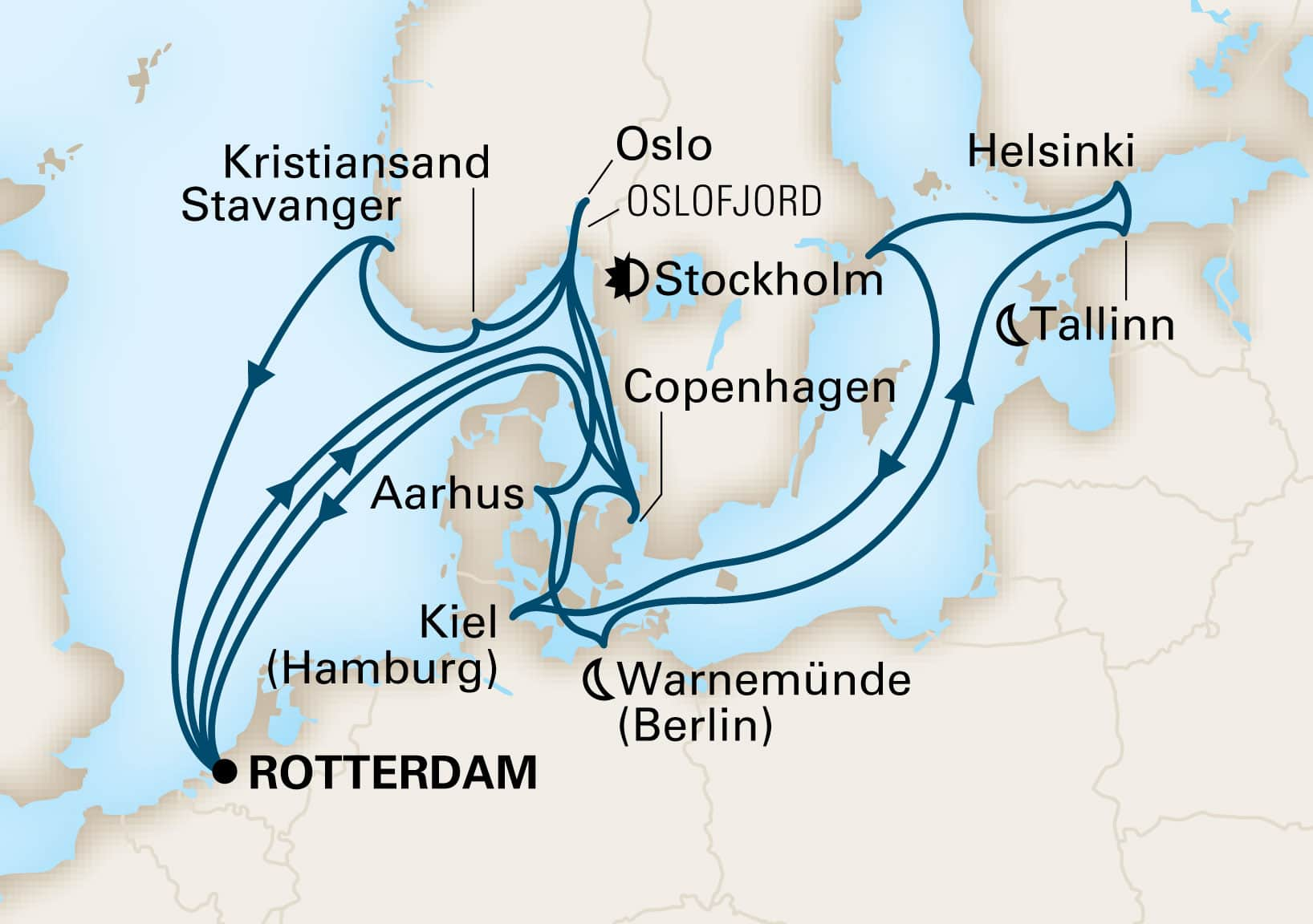 Cruise Map