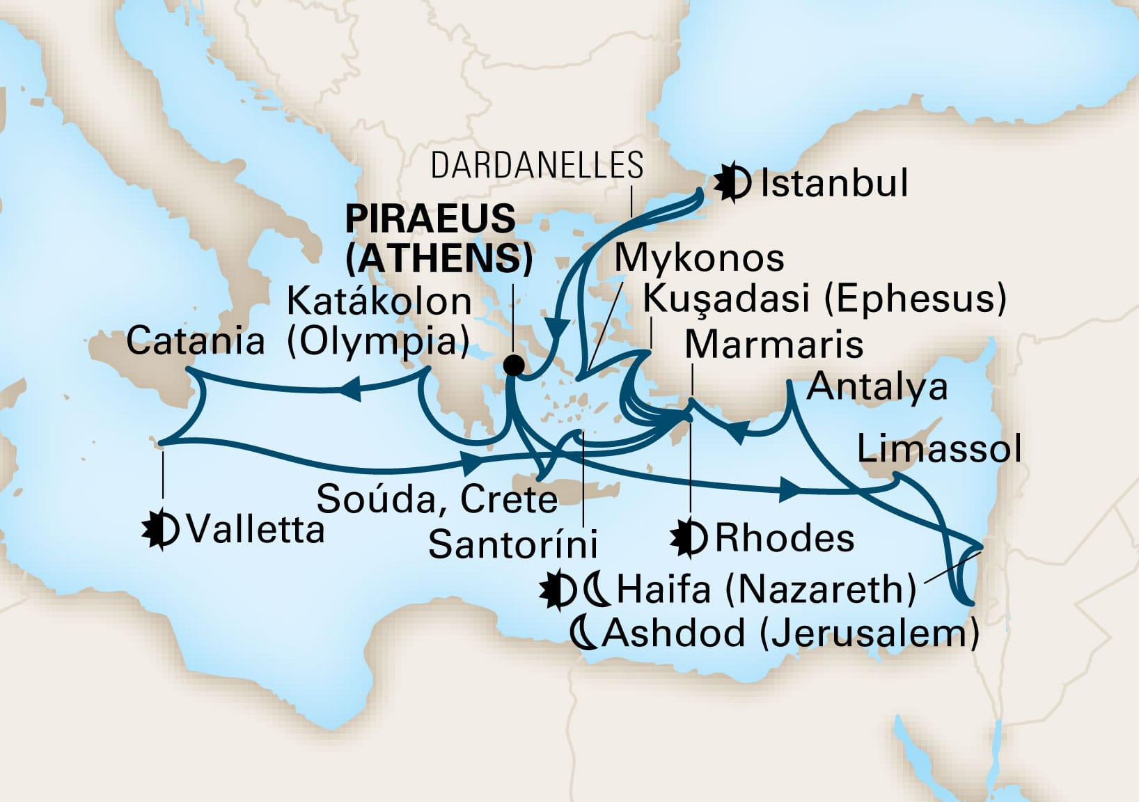 Cruise Map