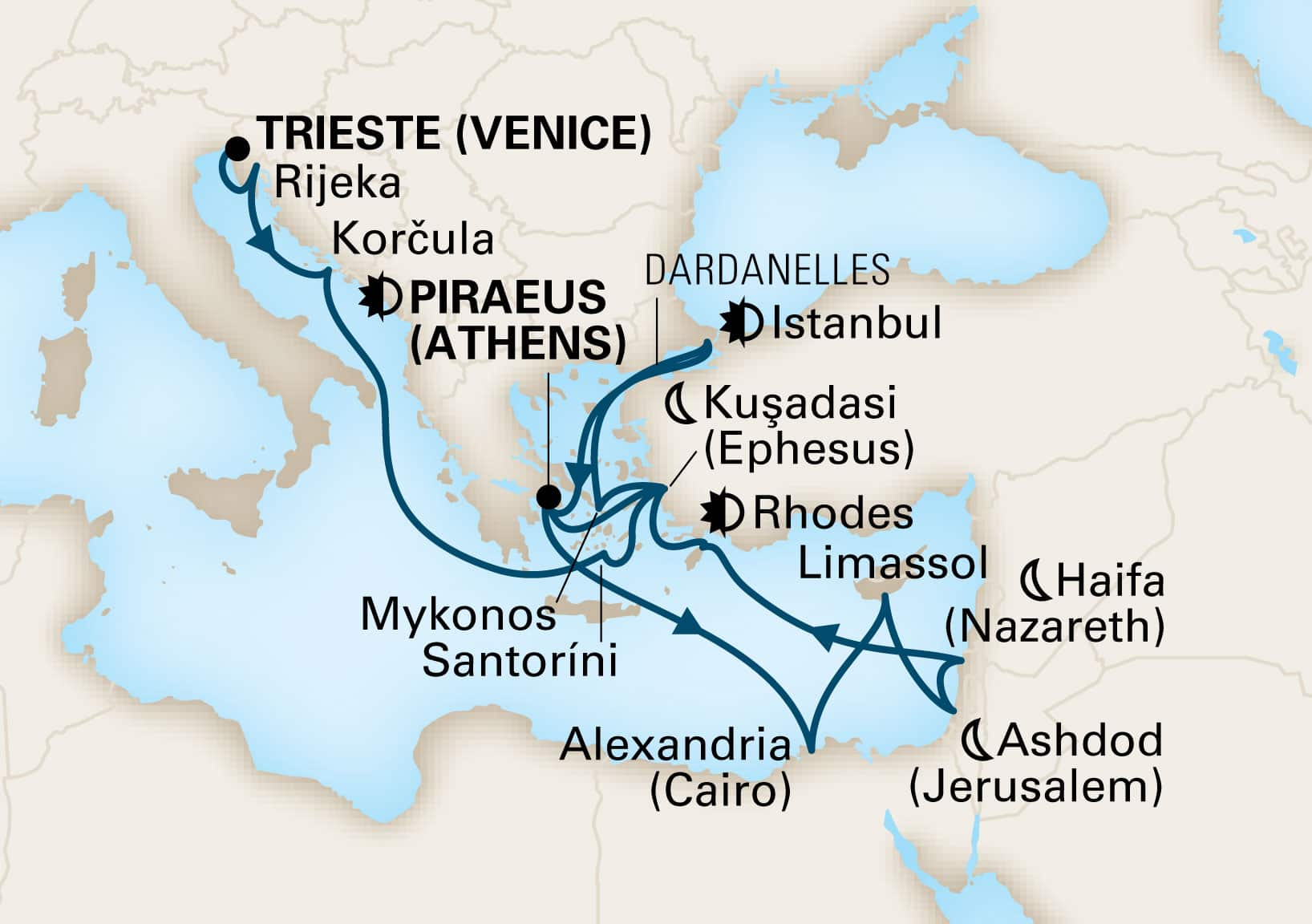 Cruise Map