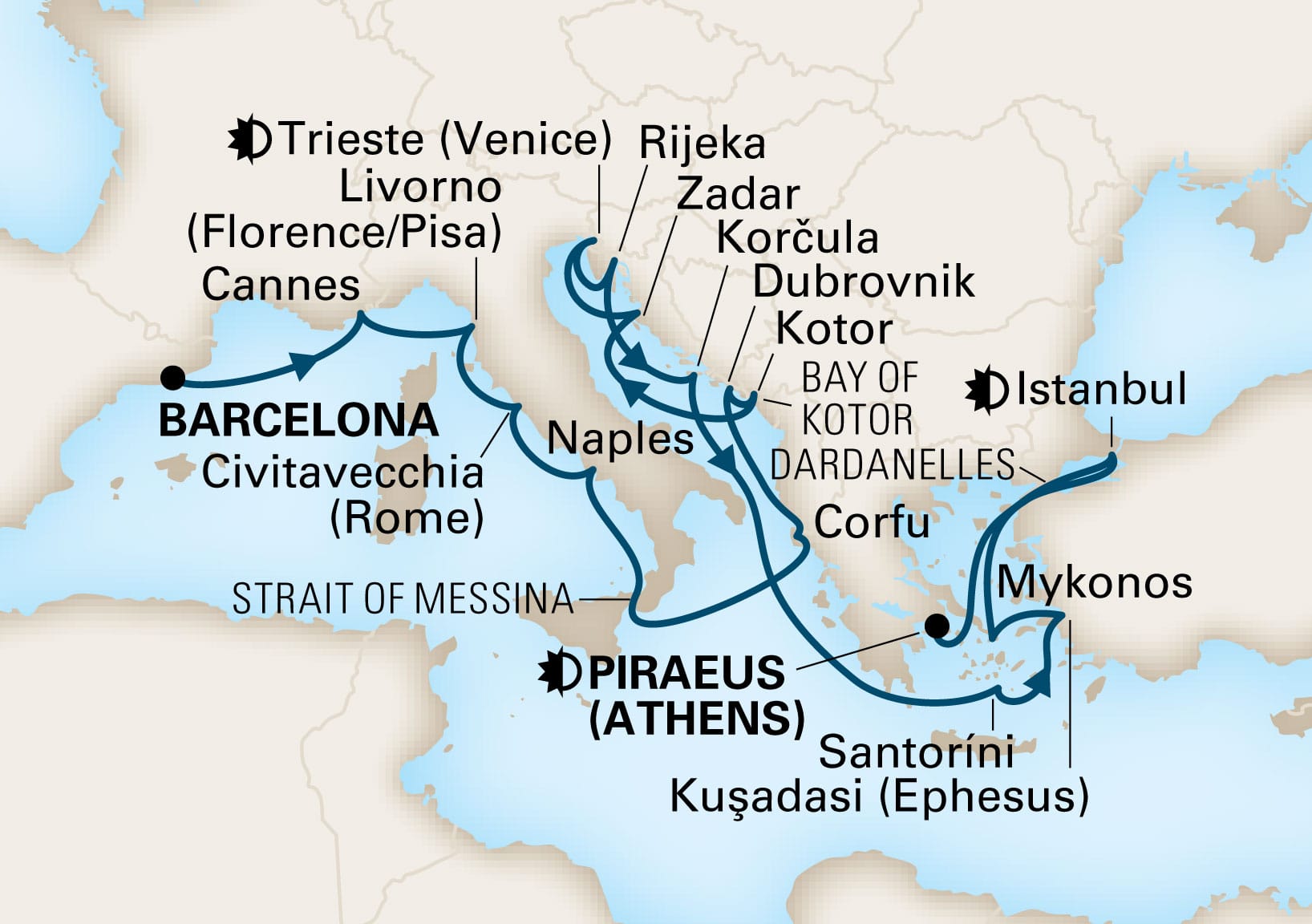 Cruise Map