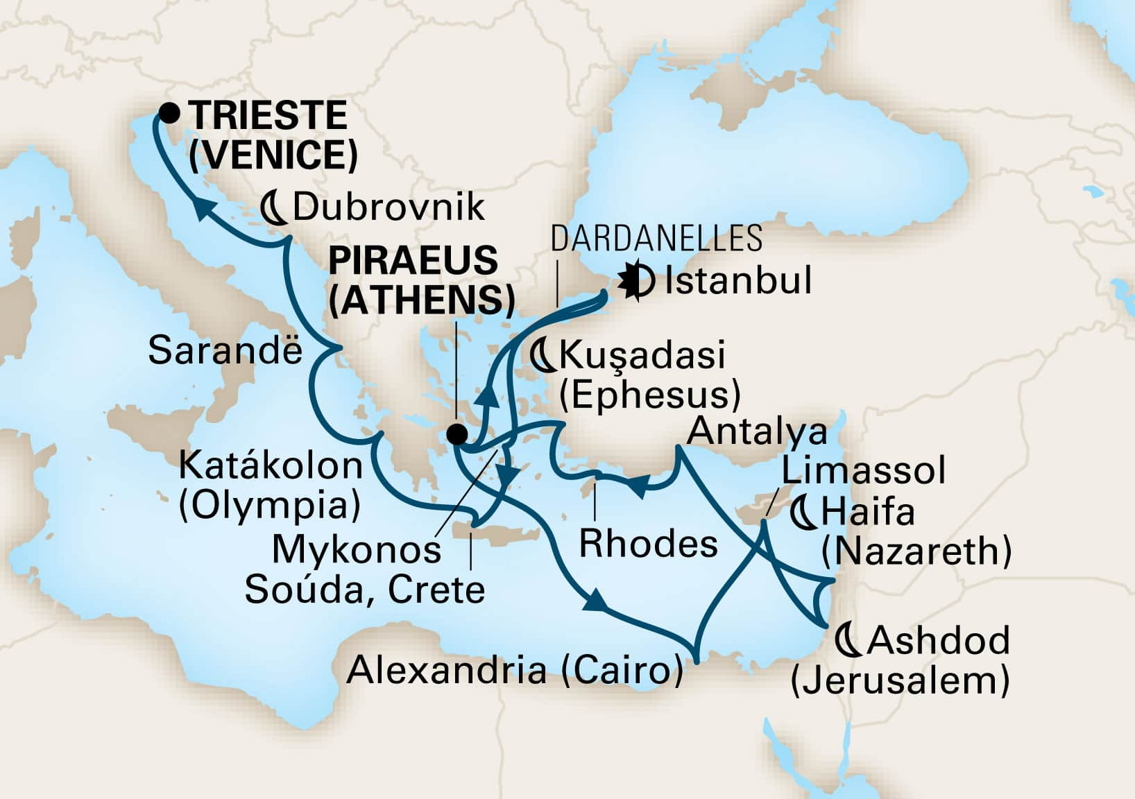 Cruise Map