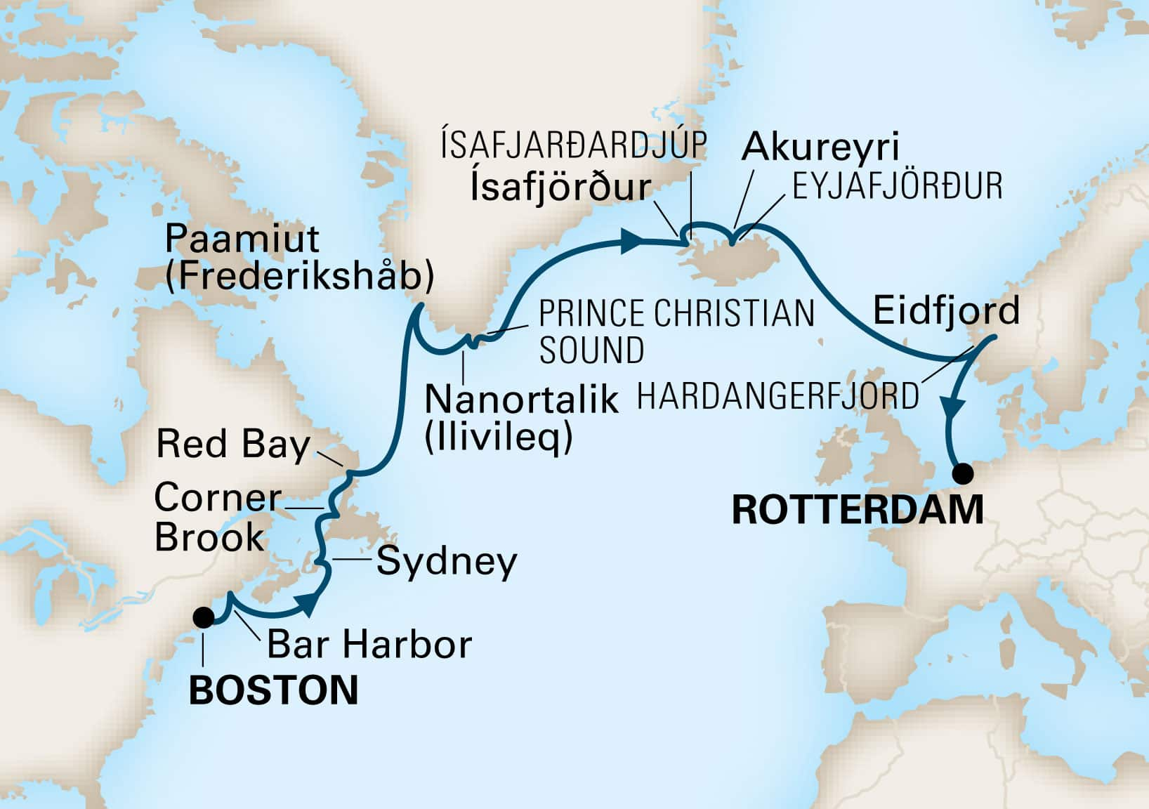 Cruise Map