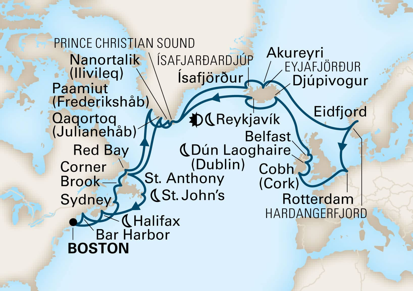 Cruise Map