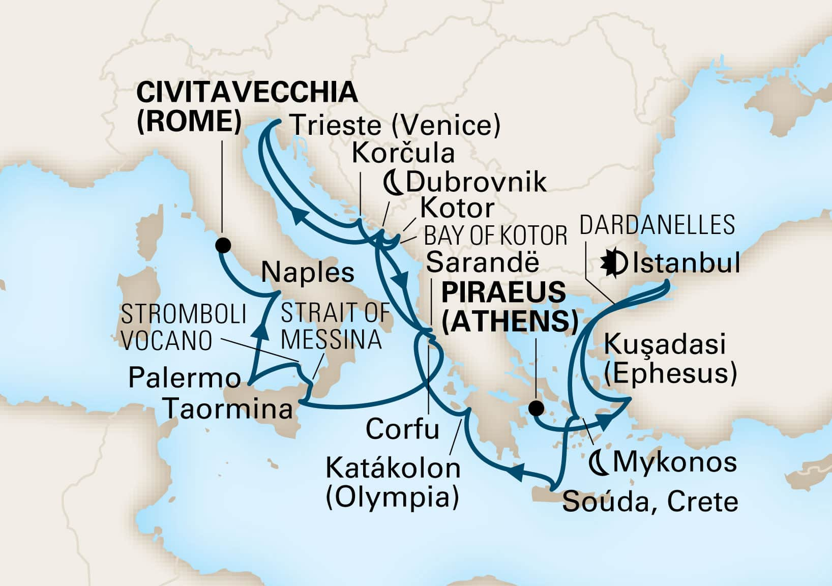 Cruise Map