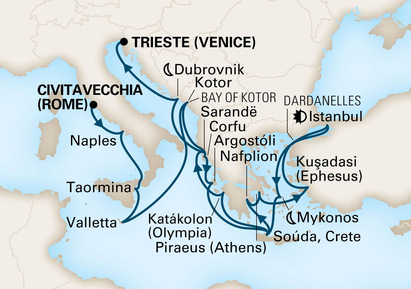 Cruise Map