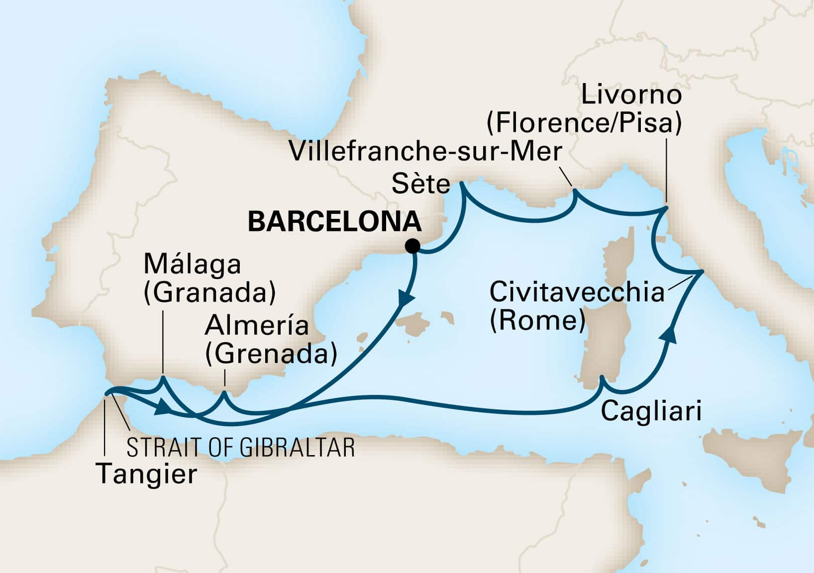 Cruise Map