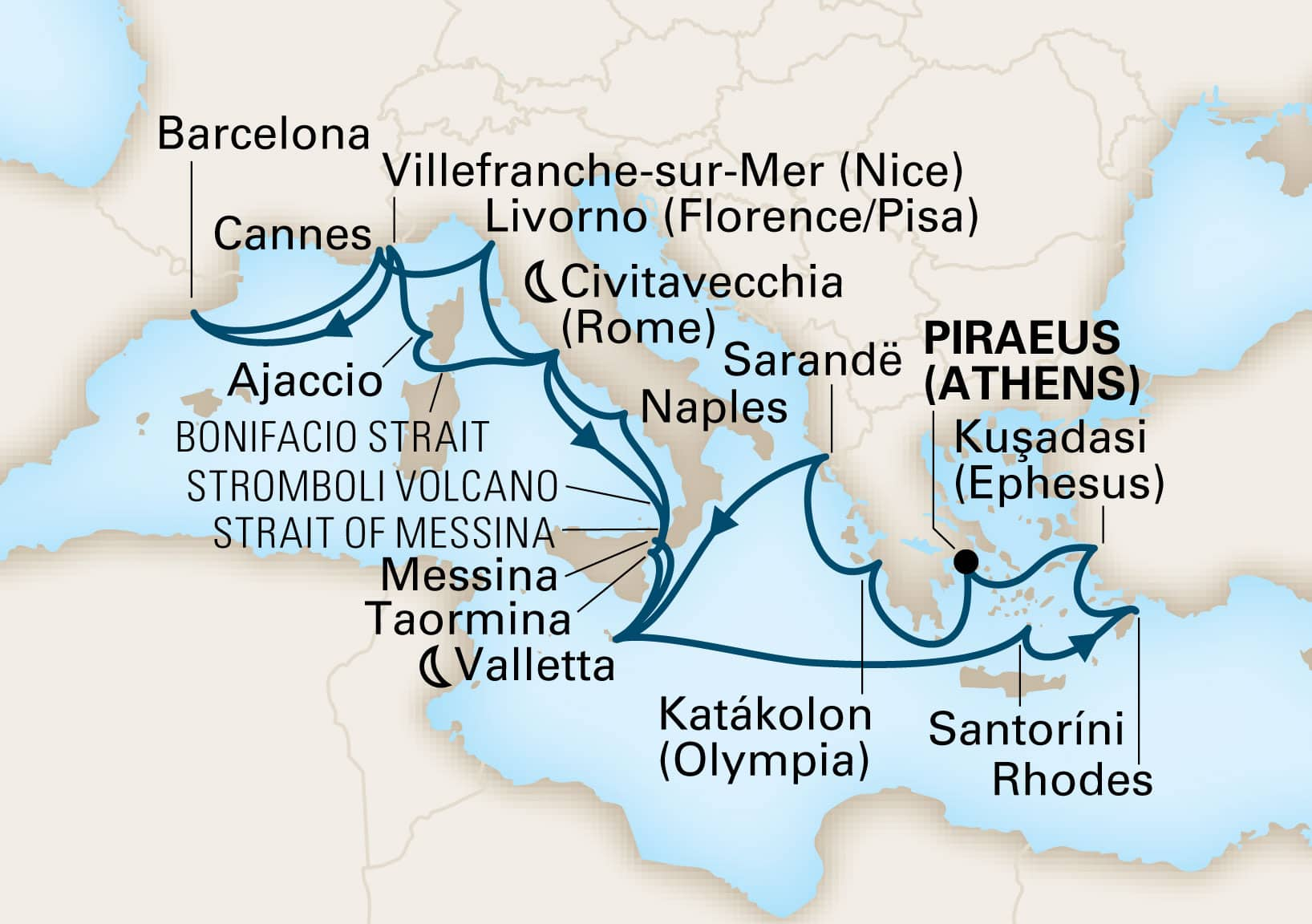 Cruise Map