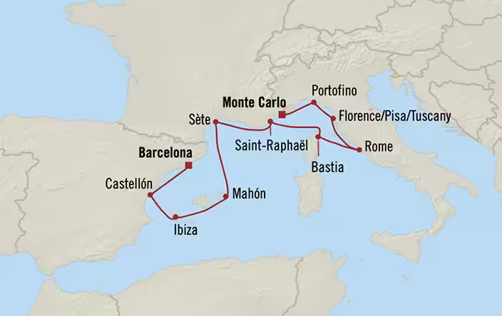 Cruise Map