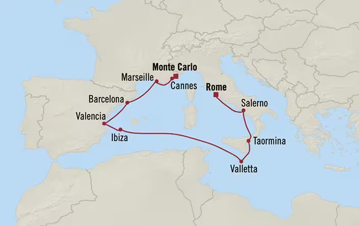 Cruise Map