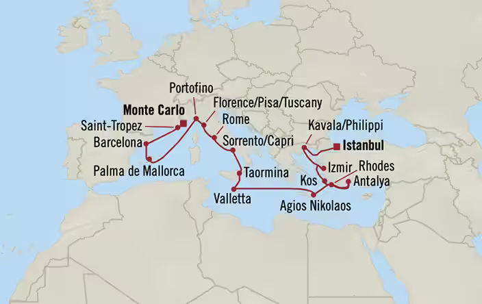 Cruise Map