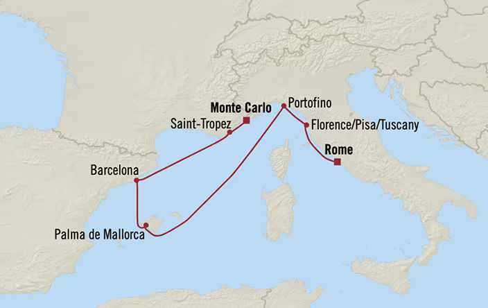 Cruise Map