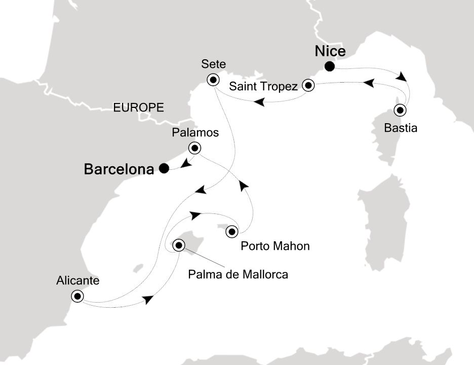 Cruise Map