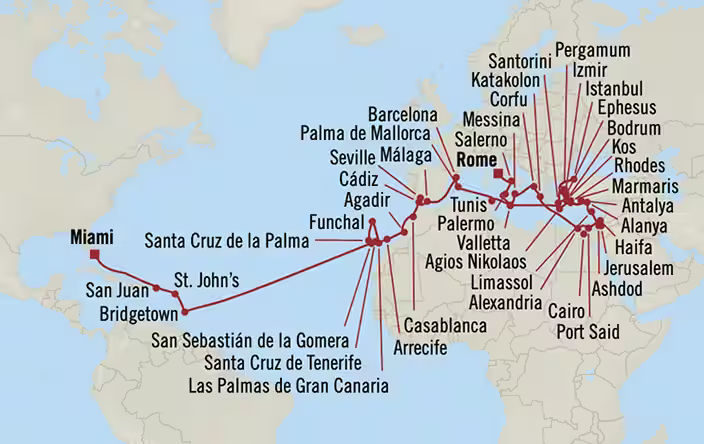 Cruise Map