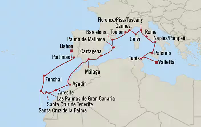 Cruise Map