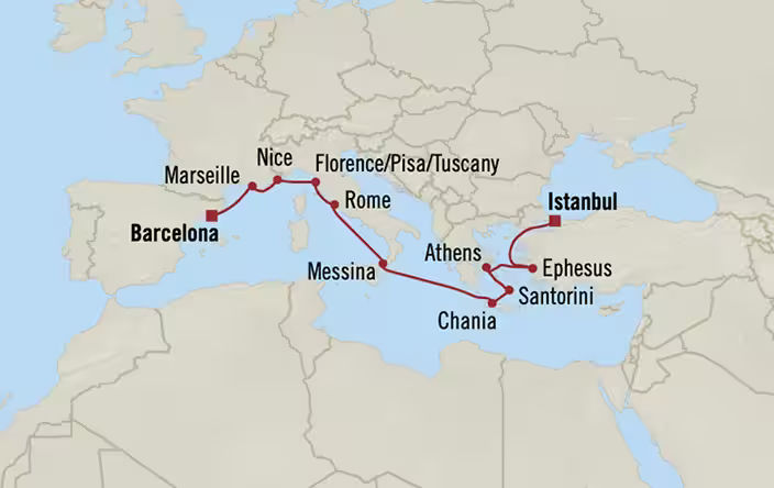 Cruise Map