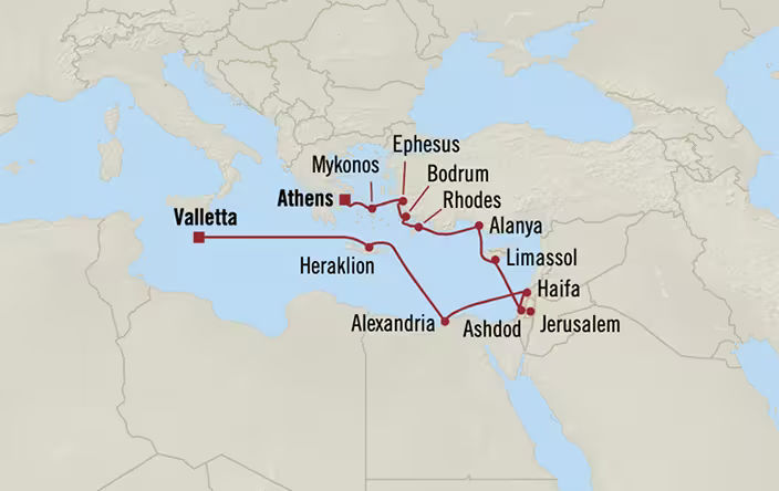 Cruise Map