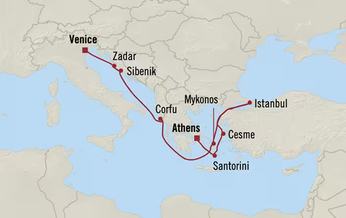 Cruise Map