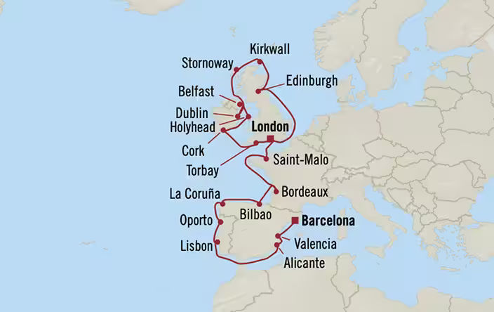 Cruise Map