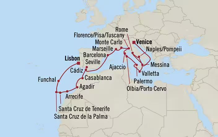 Cruise Map