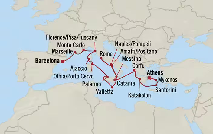 Cruise Map