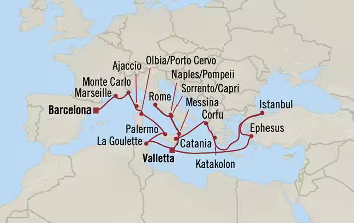 Cruise Map