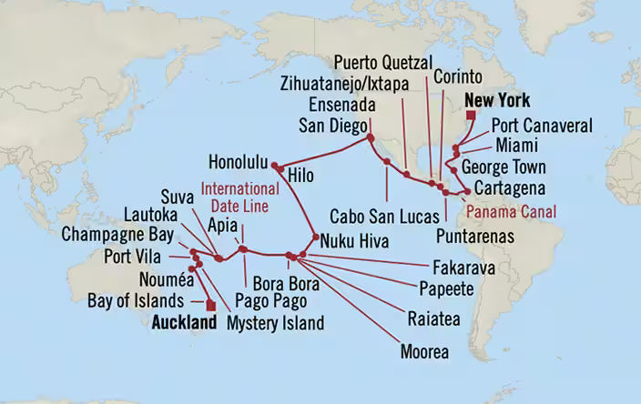 Cruise Map