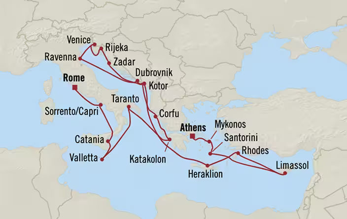 Cruise Map