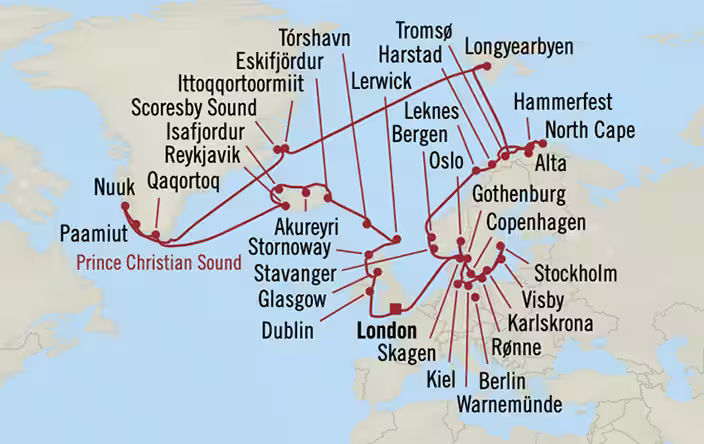 Cruise Map