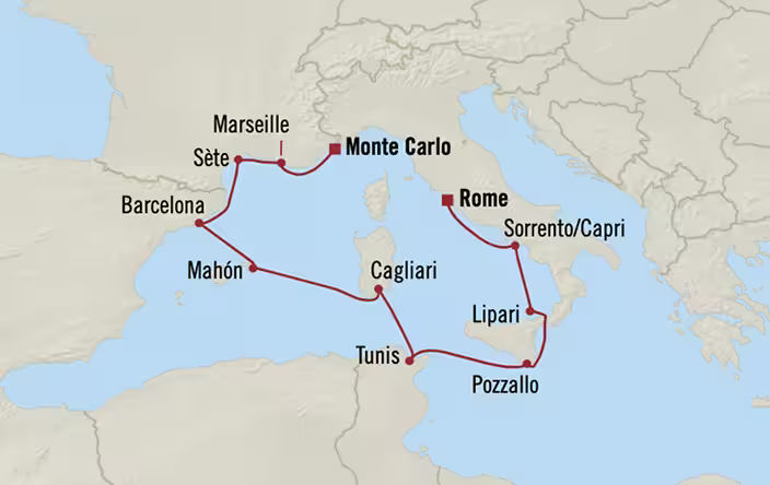 Cruise Map