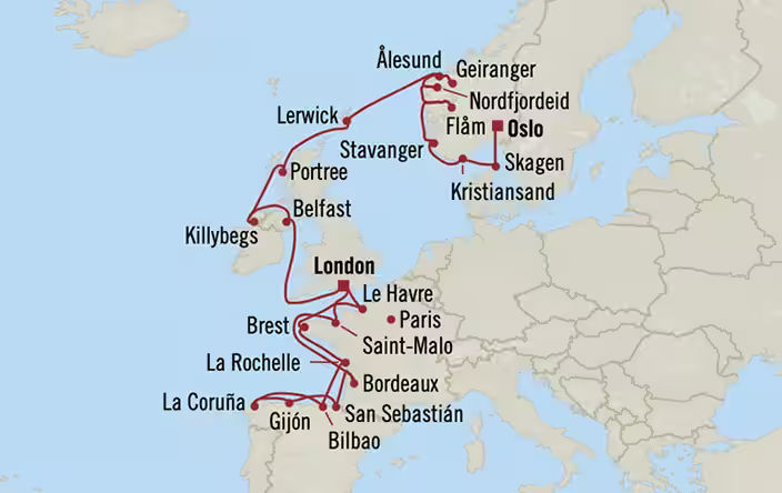 Cruise Map