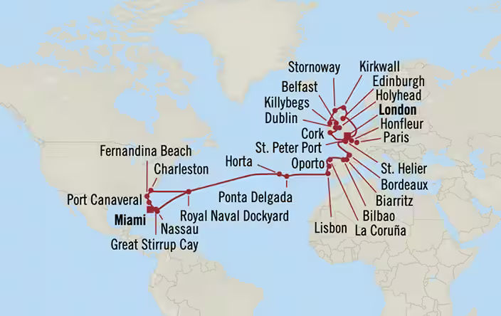 Cruise Map