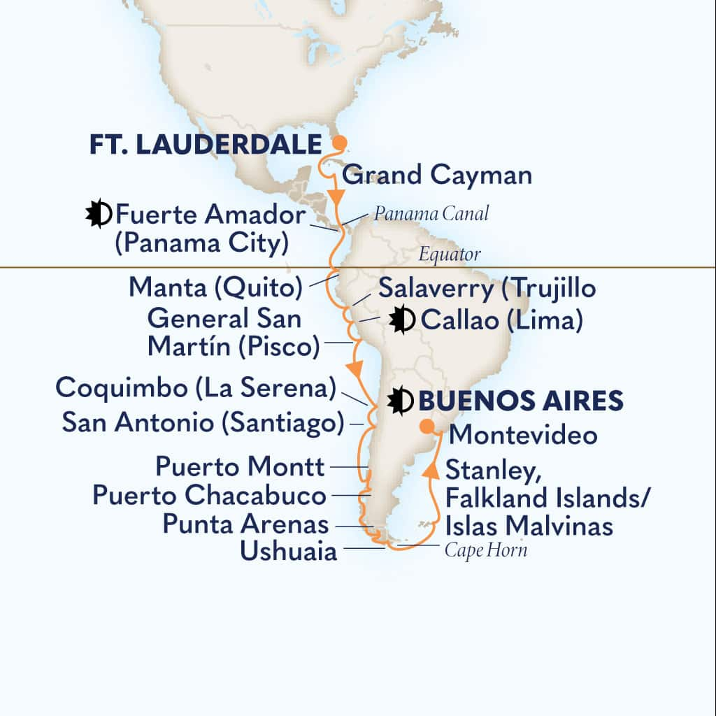 Cruise Map