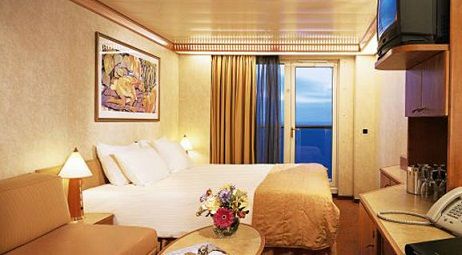 9A - Premium Balcony Stateroom (Obstructed View) Photo