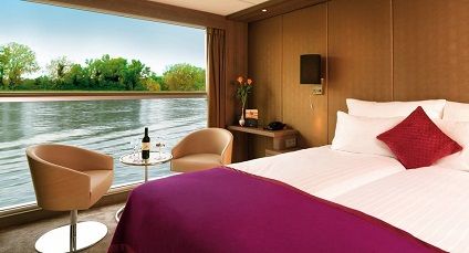 A1 - Stateroom with Drop-Down Panoramic Window Photo