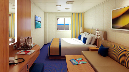 4J - Interior Stateroom with Picture Window (Obstructed Views) Photo